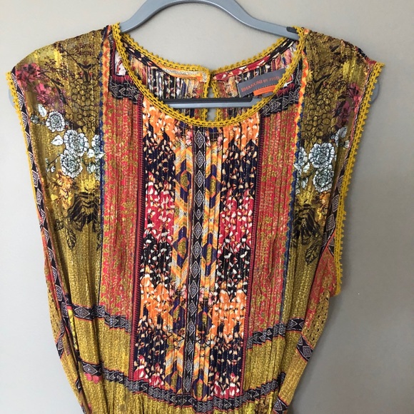 Anthropologie Bhanuni by Jyoti Citron Maxi Dress Size 1X - Picture 6 of 7